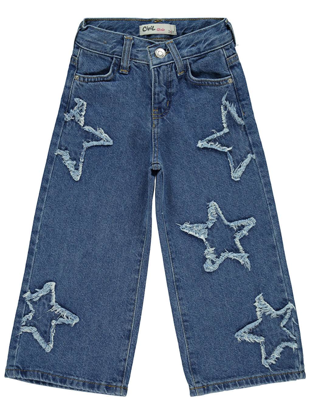 Girls Kız Çocuk Pantolon 2-5 Yaş Mavi