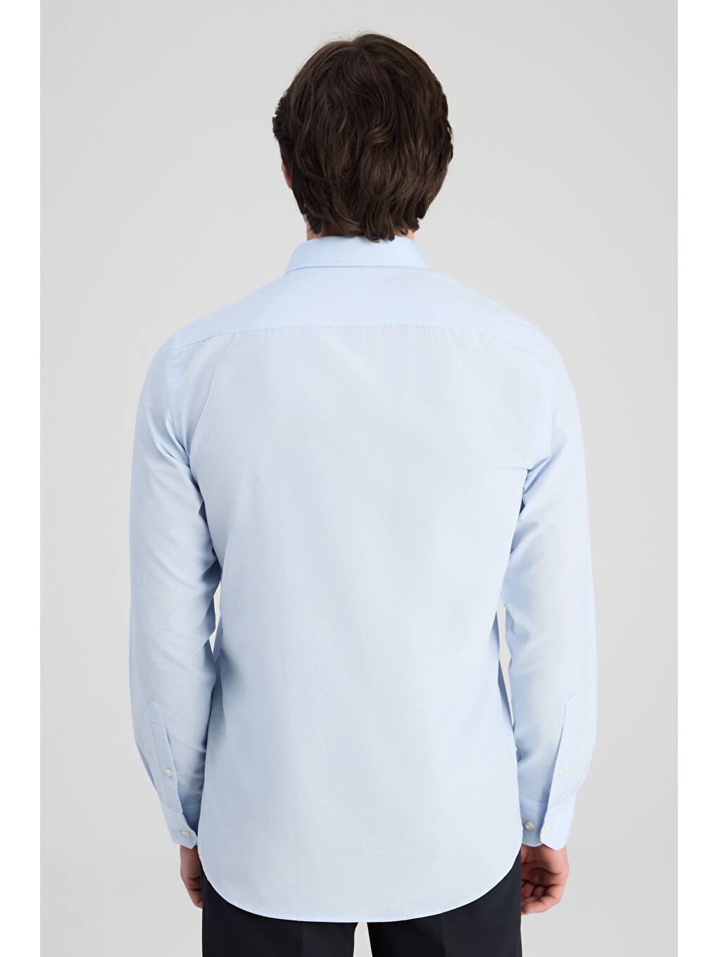 Slim Fit Mavi Nano Care Gömlek-3