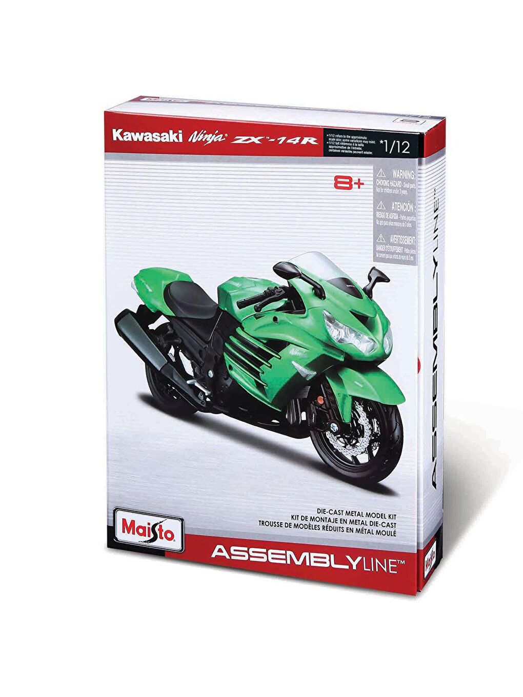 Kawasaki Ninja ZX-14R Model Kit Motosiklet 1/12 39197-2