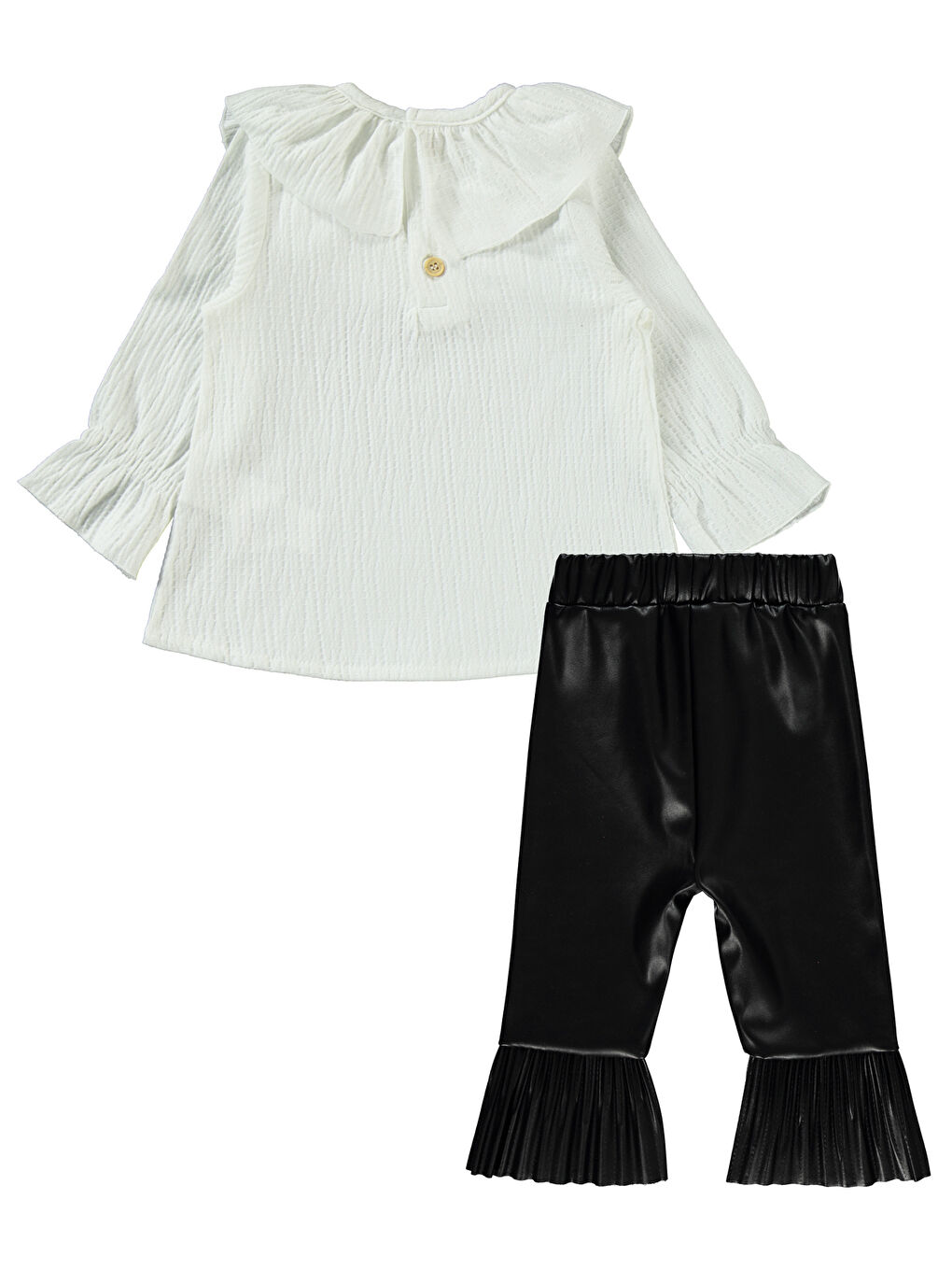 Lila Baby Kız Bebek Takım 6-18 Ay Ekru-Siyah-1