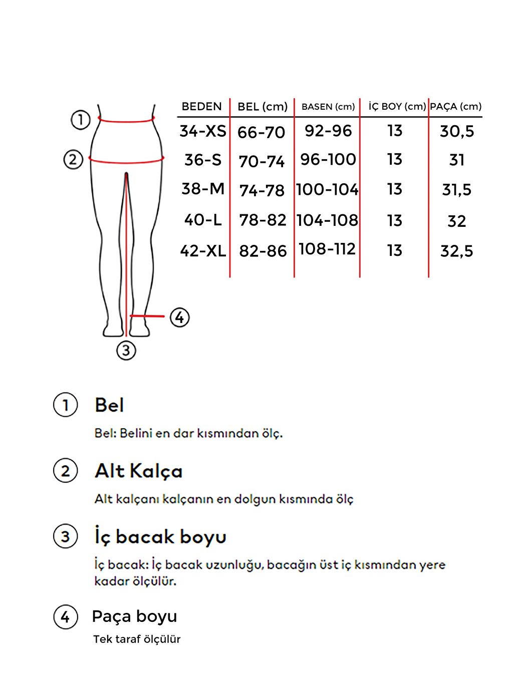 it's basic Mavi Kadın Snow Jean Rengi Önden Cepli Midi Boy Denim Şort - 3