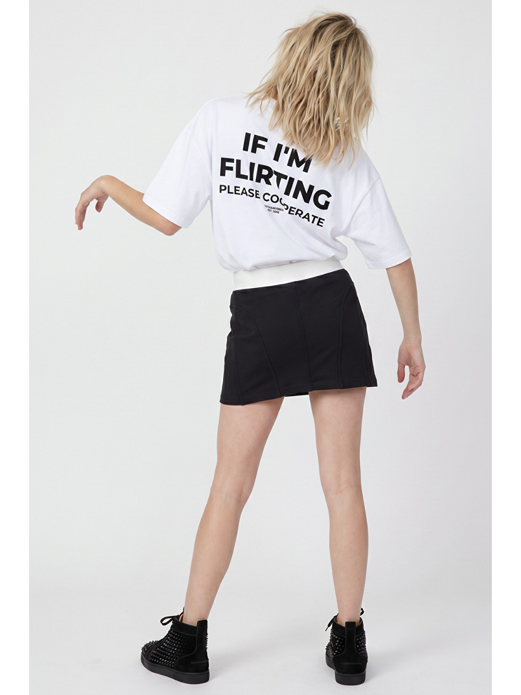 Boxy Cooperate Beyaz Premium T-Shirt-3