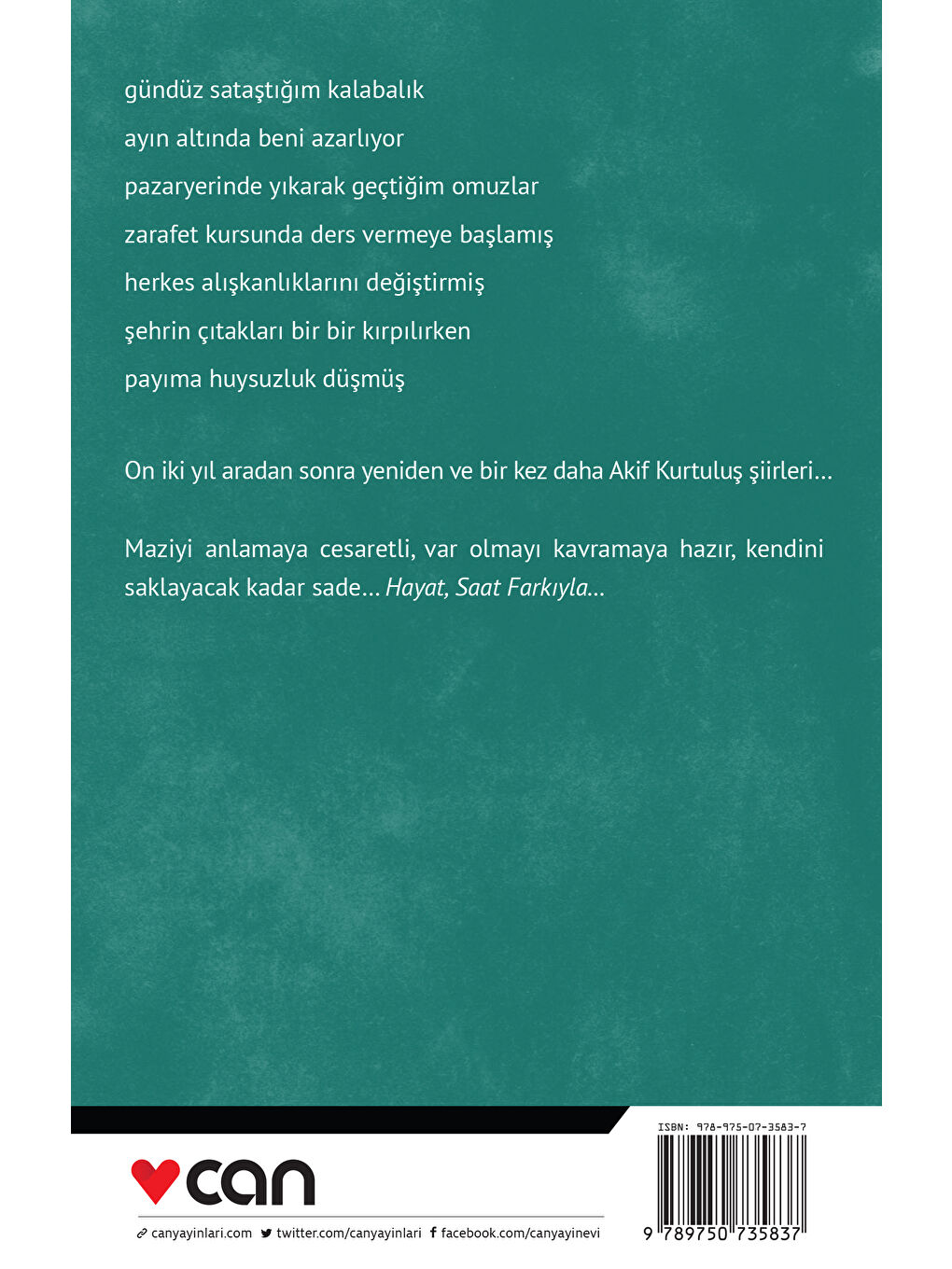 Can Yayınları Hayat, Saat Farkıyla - 2