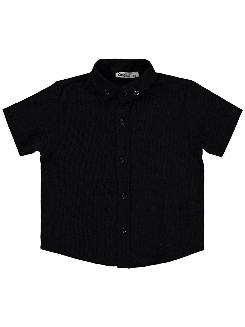 Boys Erkek Çocuk Gömlek 2-5 Yaş Siyah