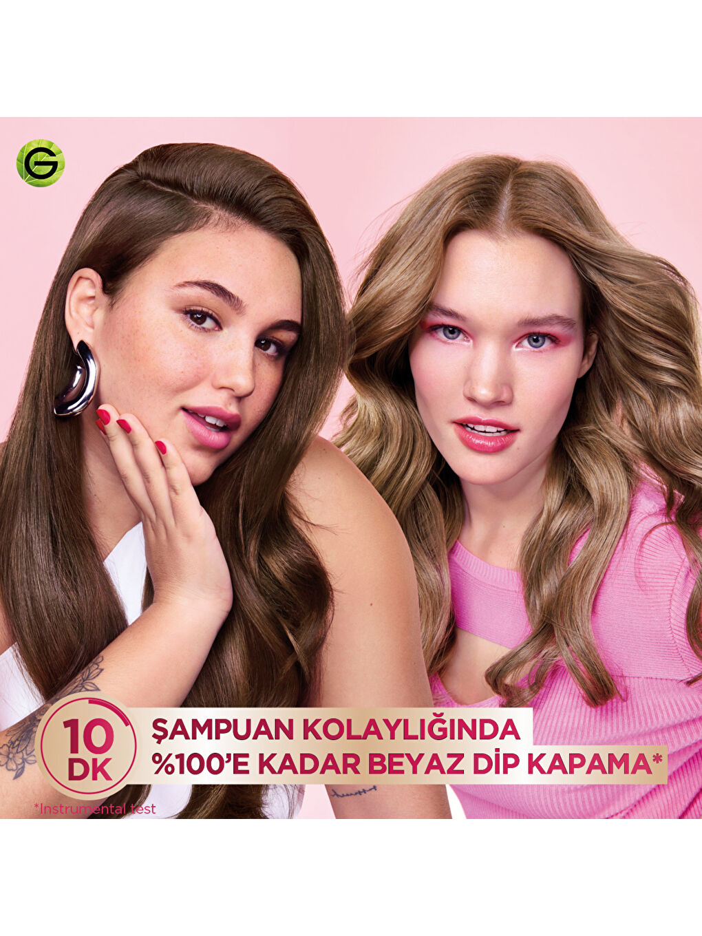 Color Shampoo Retouch Şampuan Kolaylığında Dip Boyası, Açık Kahve 5.0-3