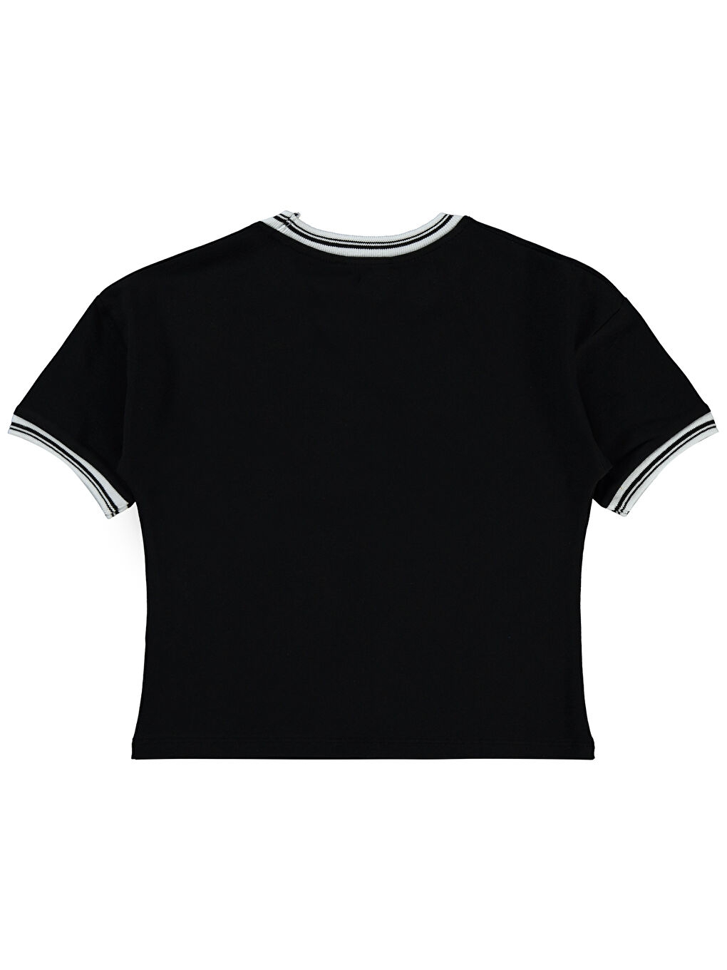 Girls Kız Çocuk Tişört 6-9 Yaş Siyah-1