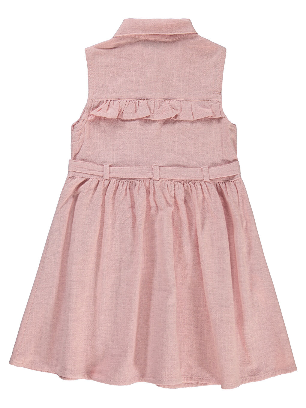 Pembe Girls Kız Çocuk Elbise 6-9 Yaş Pudra-1