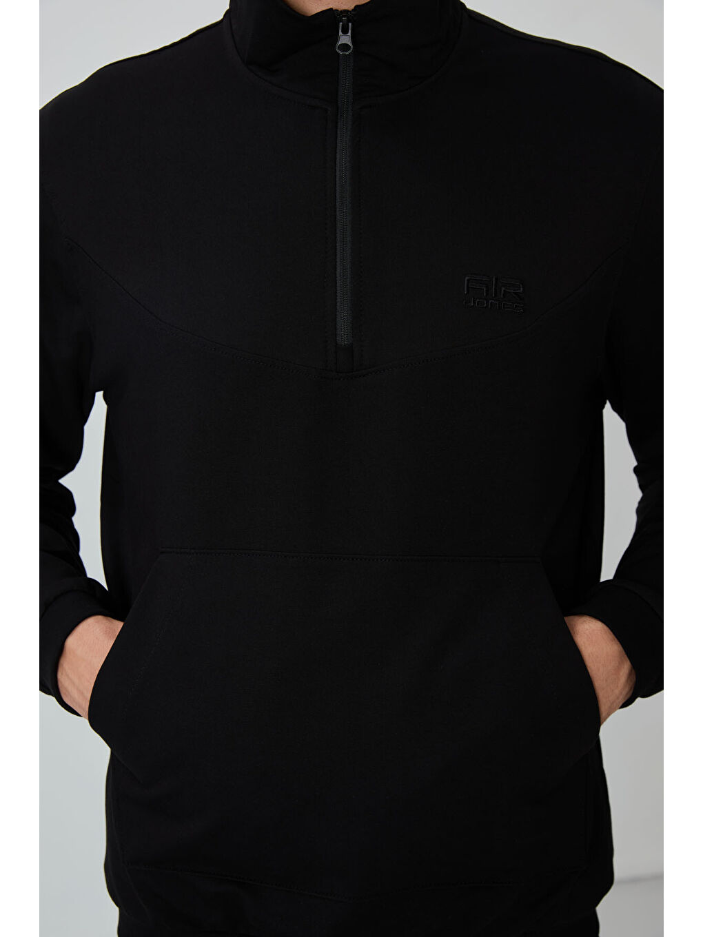 Herbert Siyah  Dik Yaka Eşofman Takım - 85233-3