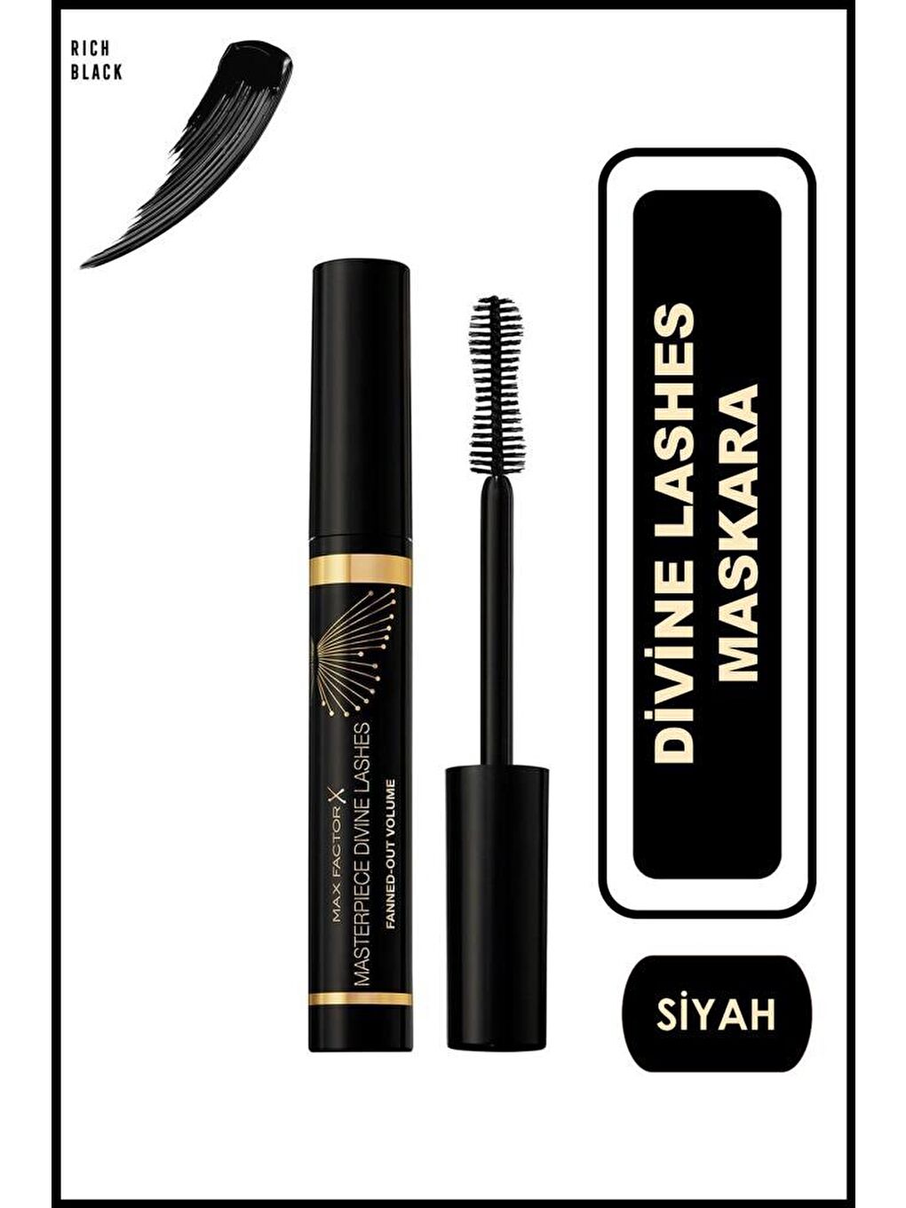 Max Factor Divine Lashes Maskara Rich Siyah