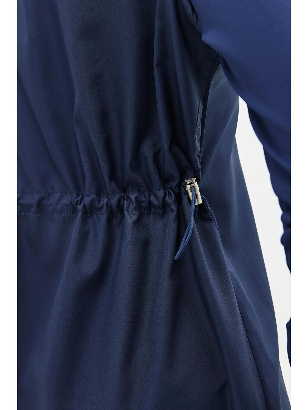 Uzun Tam Kapalı Tesettür Mayo C13075 Koyu Lacivert-10