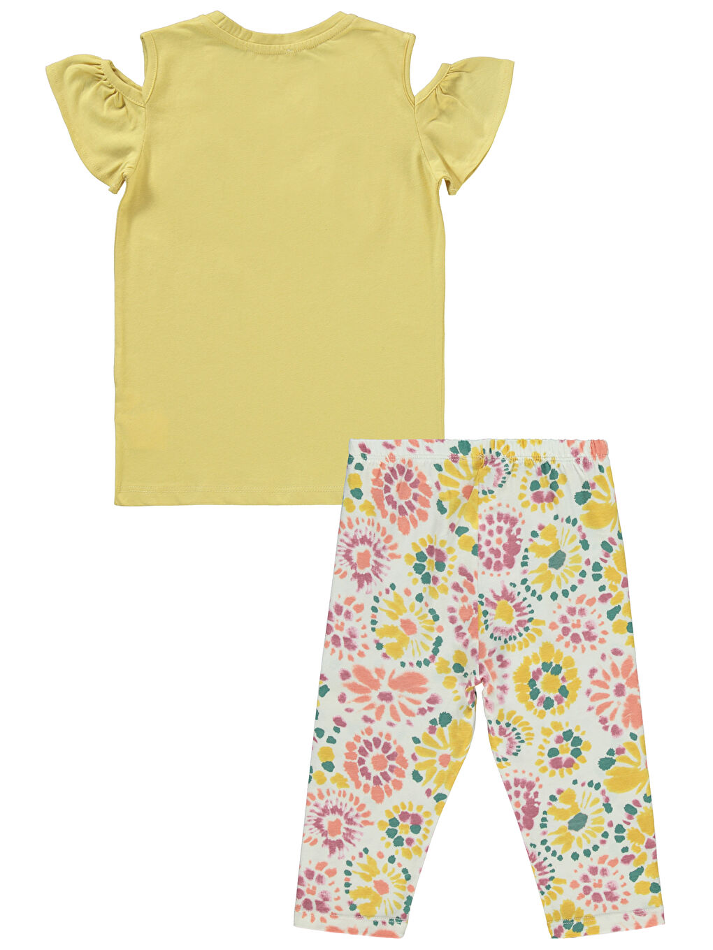 Kahverengi Girls Kız Çocuk Takım 6-9 Yaş Hardal-1