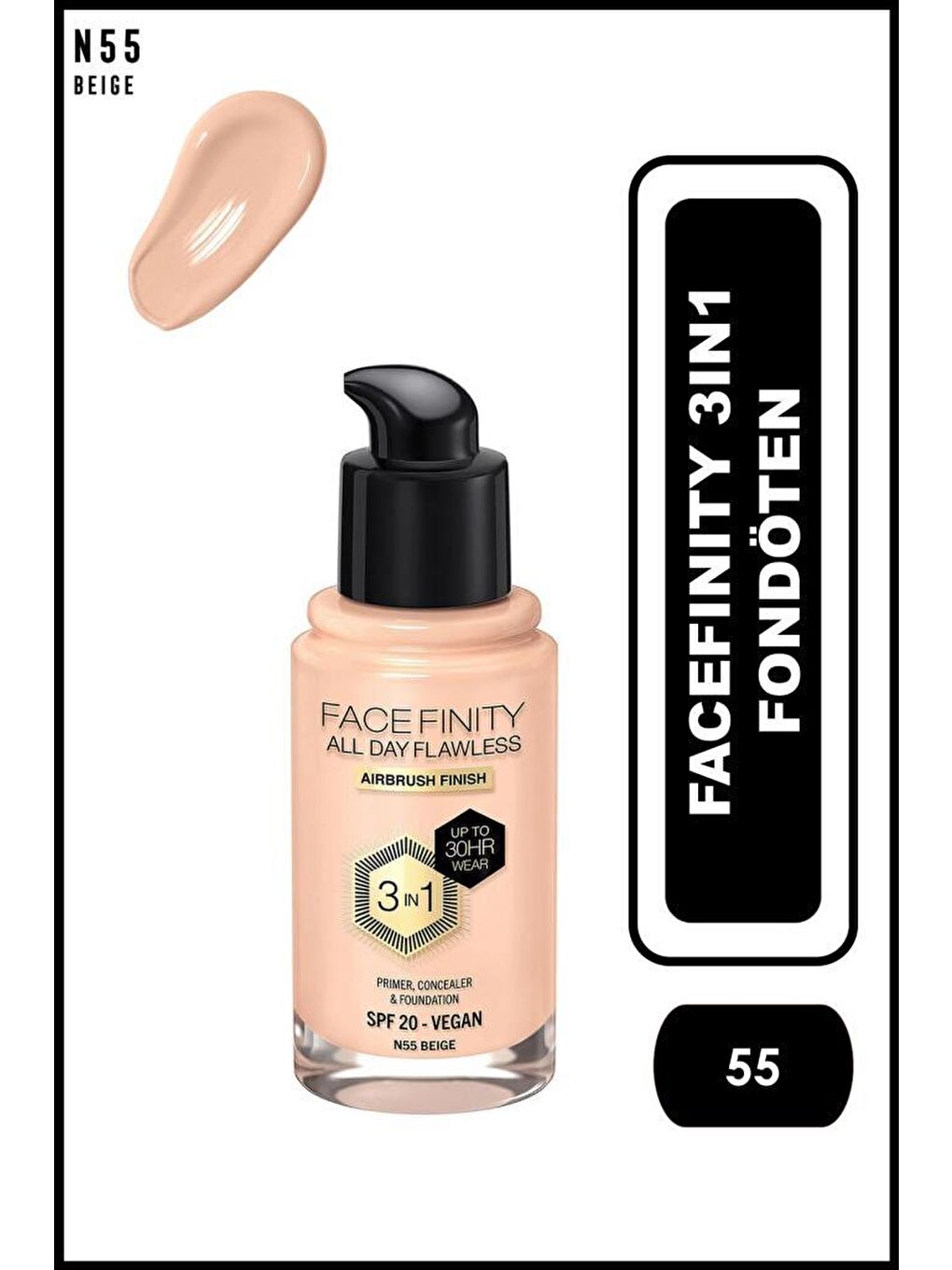 Facefınıty 3In1 Fdt No:55 Beıge