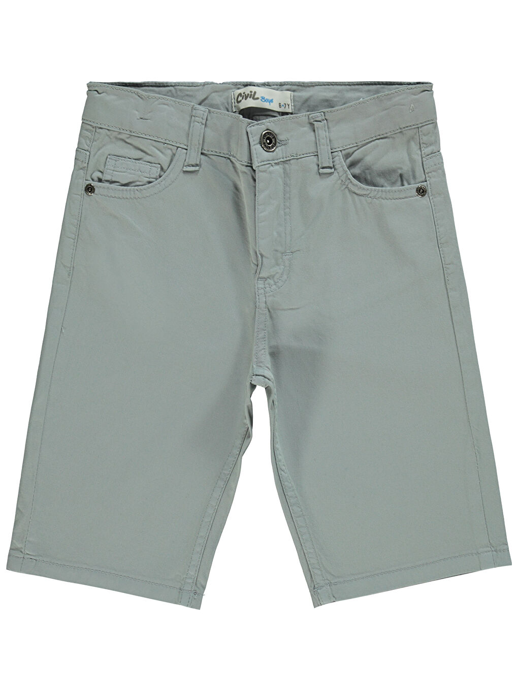 Boys Erkek Çocuk Kapri 6-9 Yaş Gri