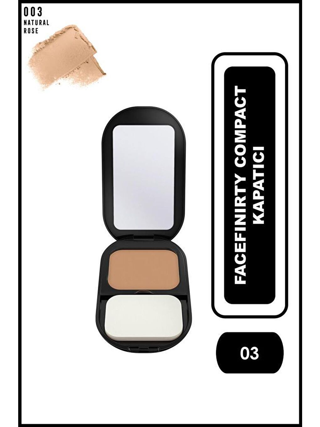 Max Factor Facefınıty Compact Fdt 03 Natural - 3