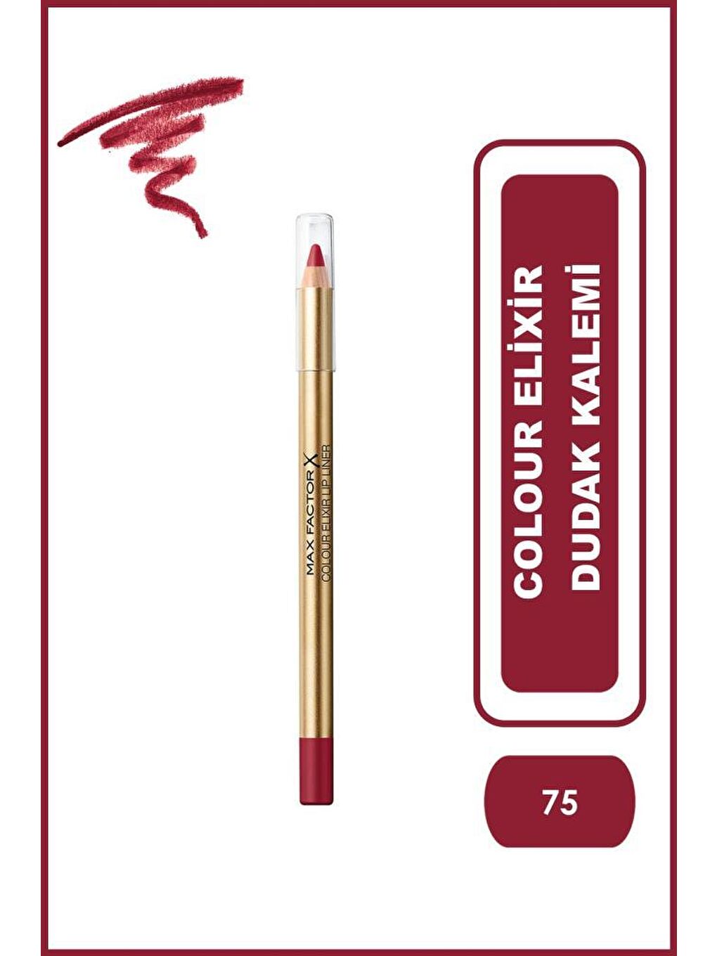 Max Factor Elıxır Dudak Kalemı No:75 Rıch Wıne