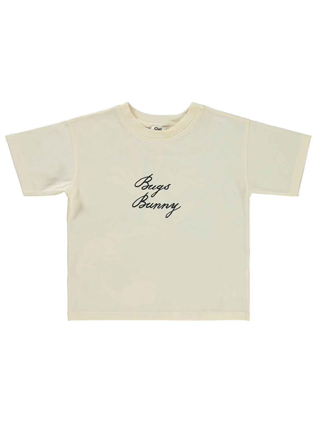 Bej Bugs Bunny Kız Çocuk Tişört 2-5 Yaş FilDişi-2
