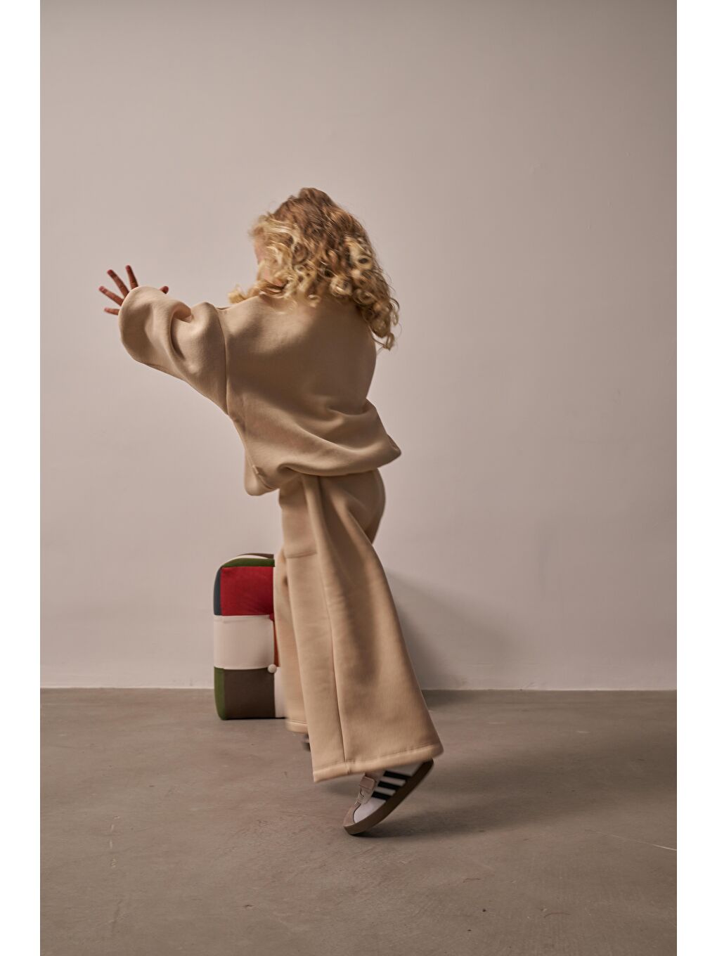 Bej Unisex Tinypeak Alt Üst Takım-4