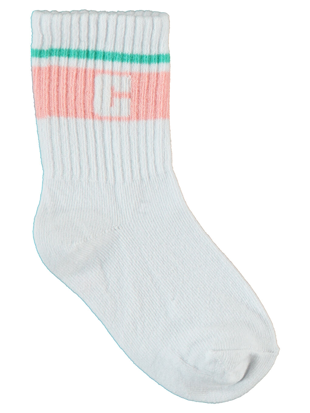 Girls Kız Çocuk 3'lü Soket Çorap 2-12 Yaş Beyaz-4