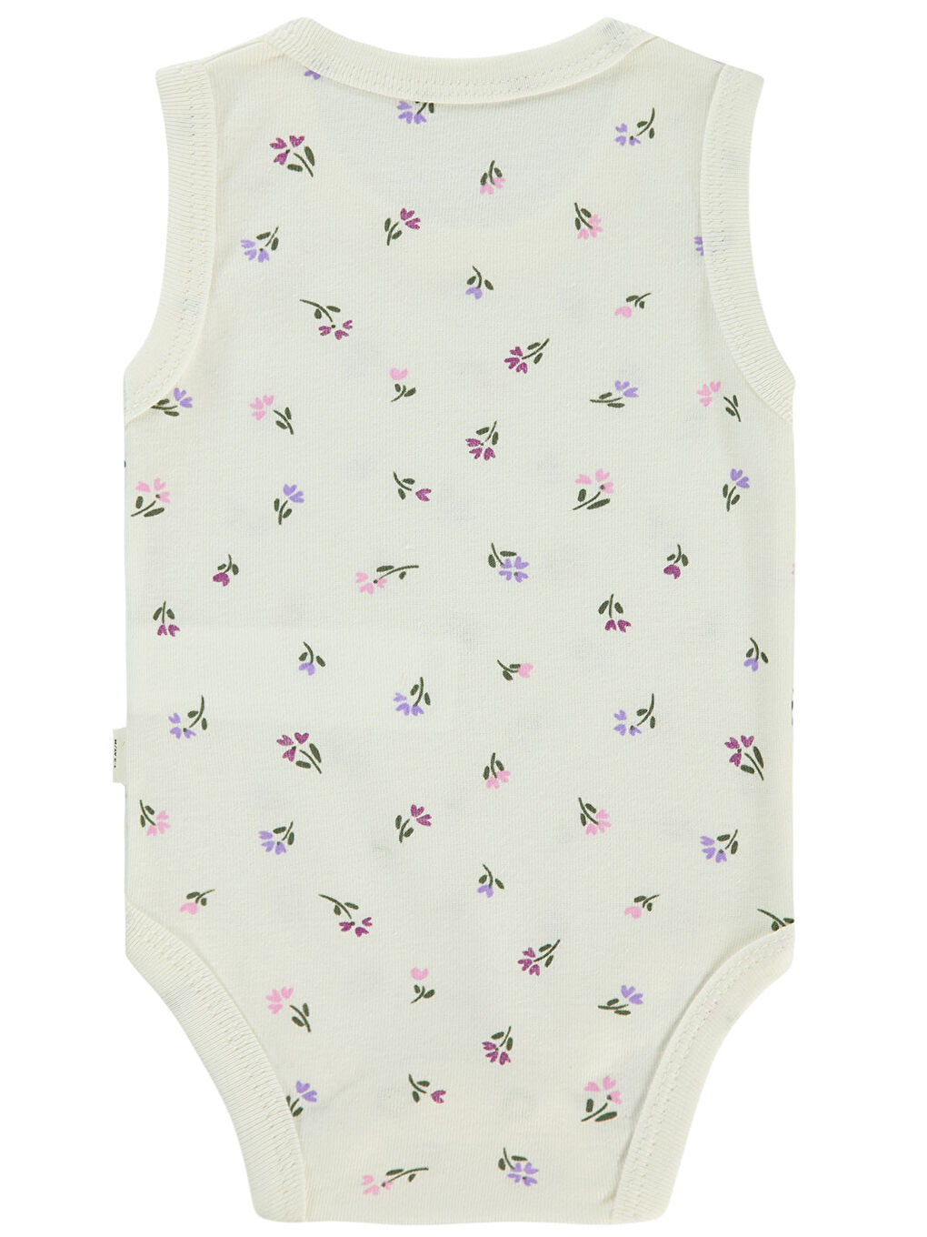 Baby Kız Bebek Çıtçıtlı Badi 1-36 Ay Ekru-1