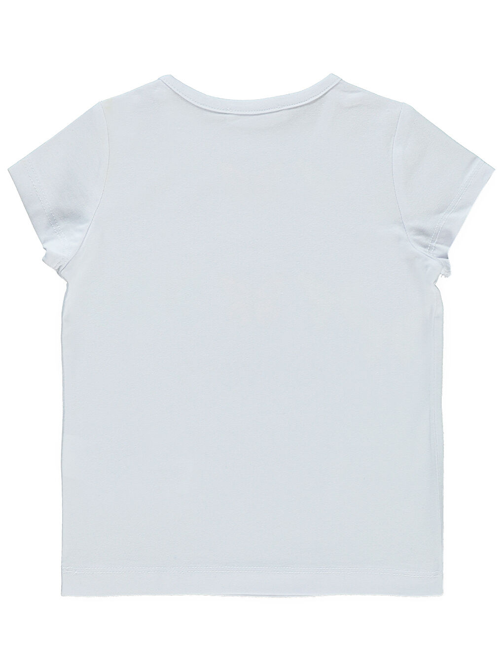 Girls Kız Çocuk Tişört 2-5 Yaş Beyaz-1