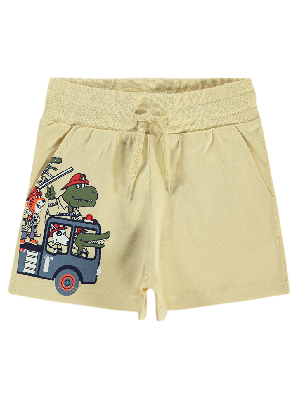 Bej Boys Erkek Çocuk Şort 2-5 Yaş Taş Rengi