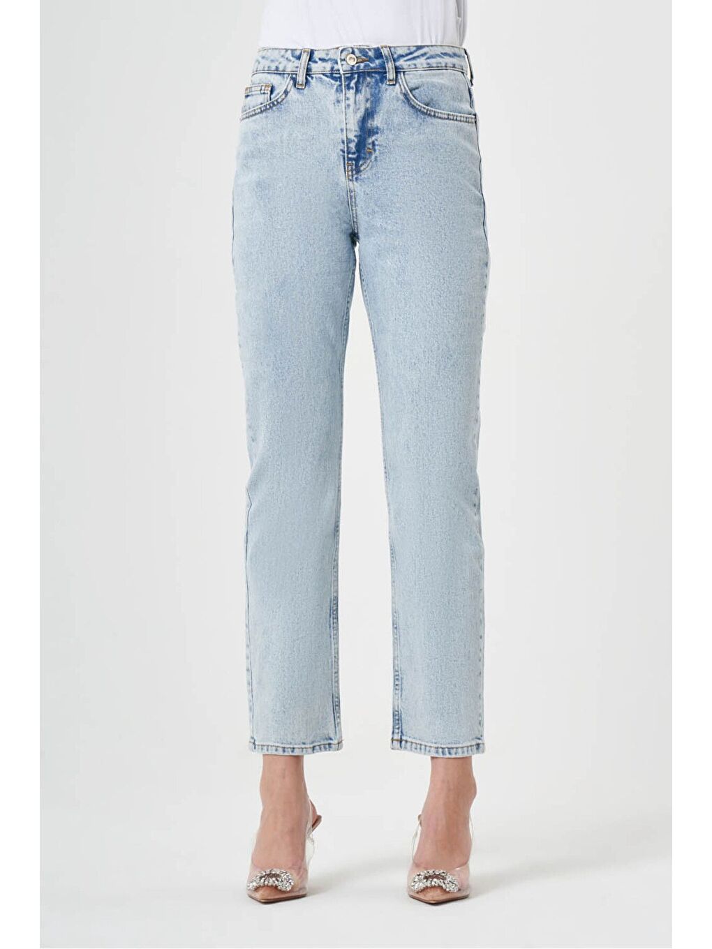 İndigo Denim Pantolon-1