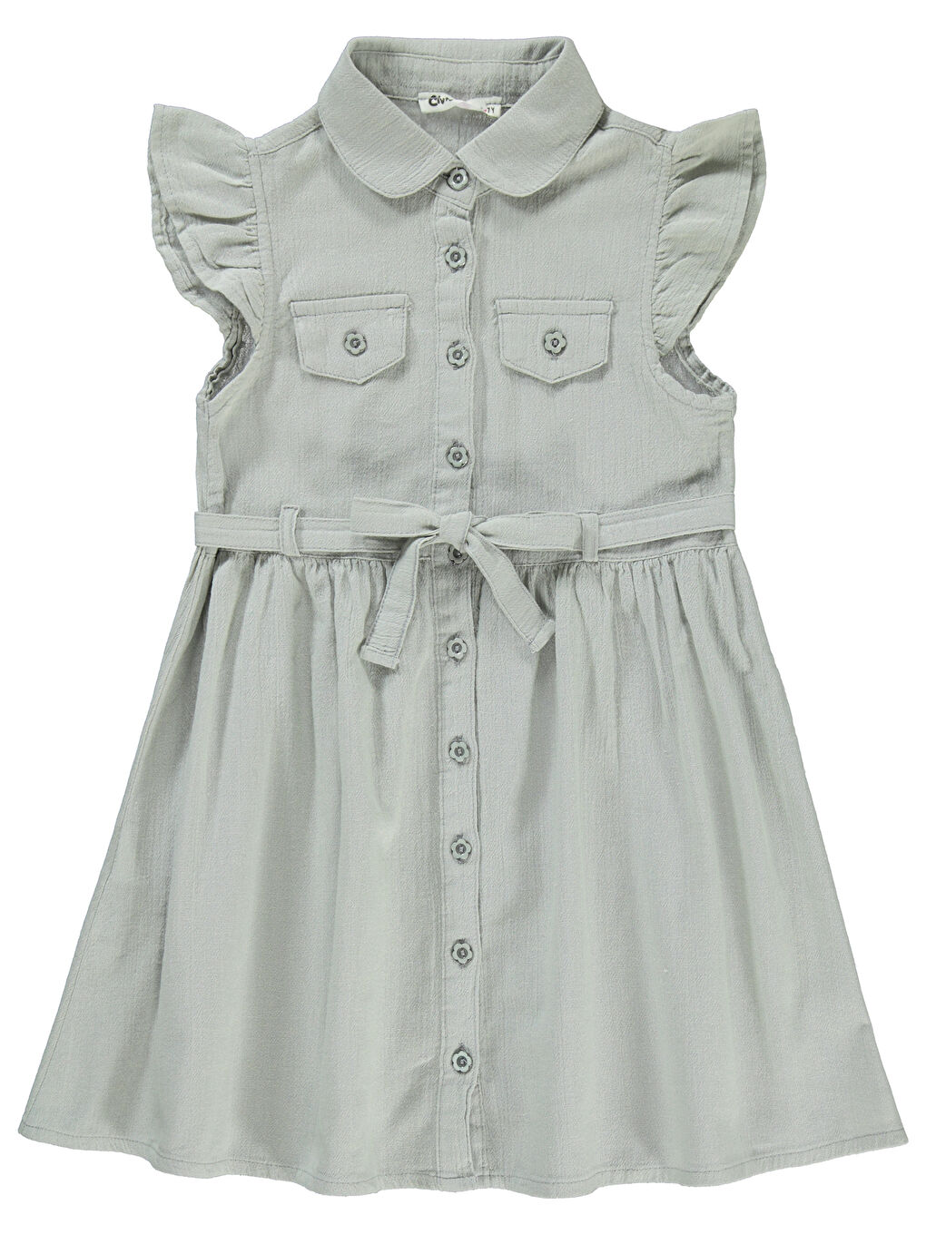 Girls Kız Çocuk Elbise 6-9 Yaş Bej