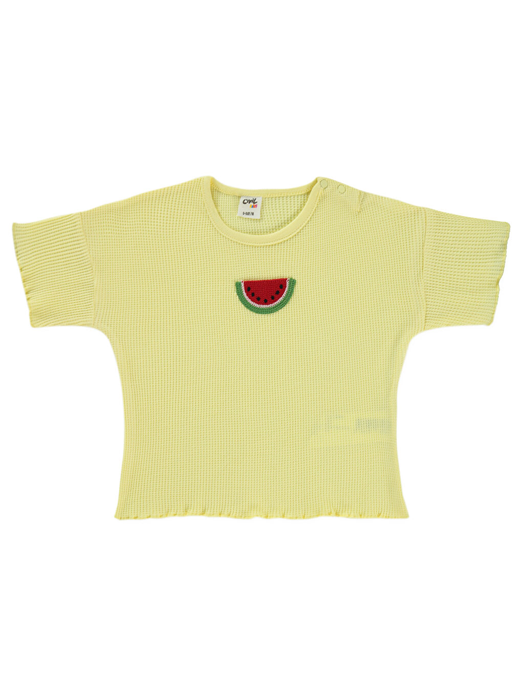 Baby Kız Bebek Tişört 6-18 Ay Sarı