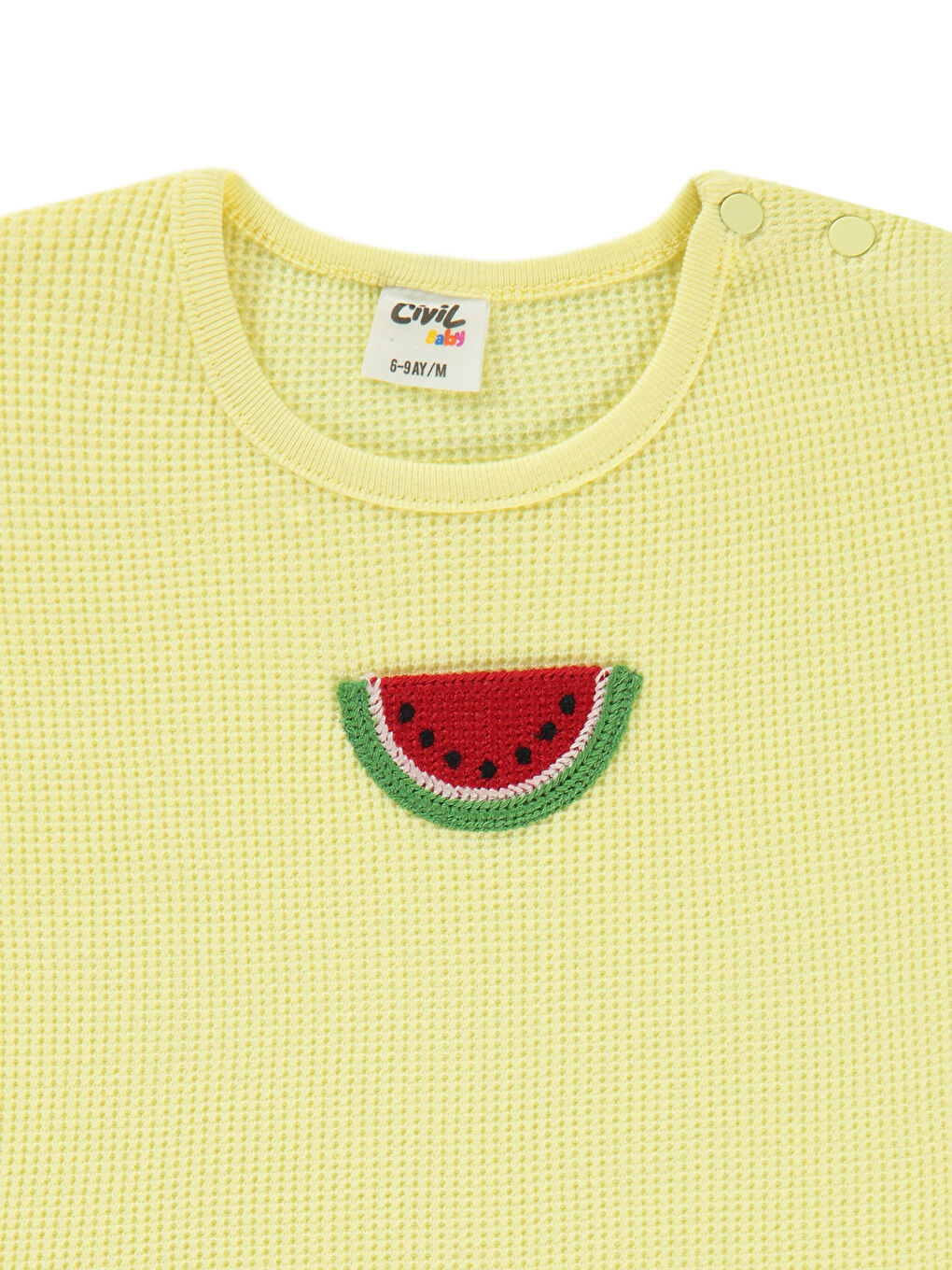 Baby Kız Bebek Tişört 6-18 Ay Sarı-2