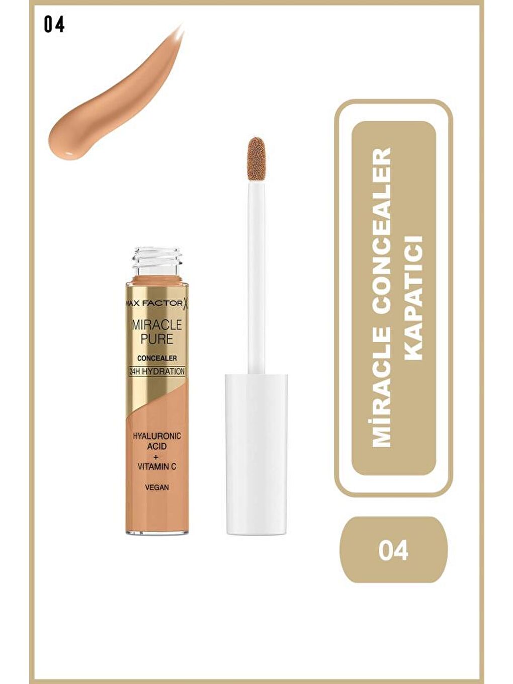 Max Factor Kapatıcı Miracle Pure Concealer No:4