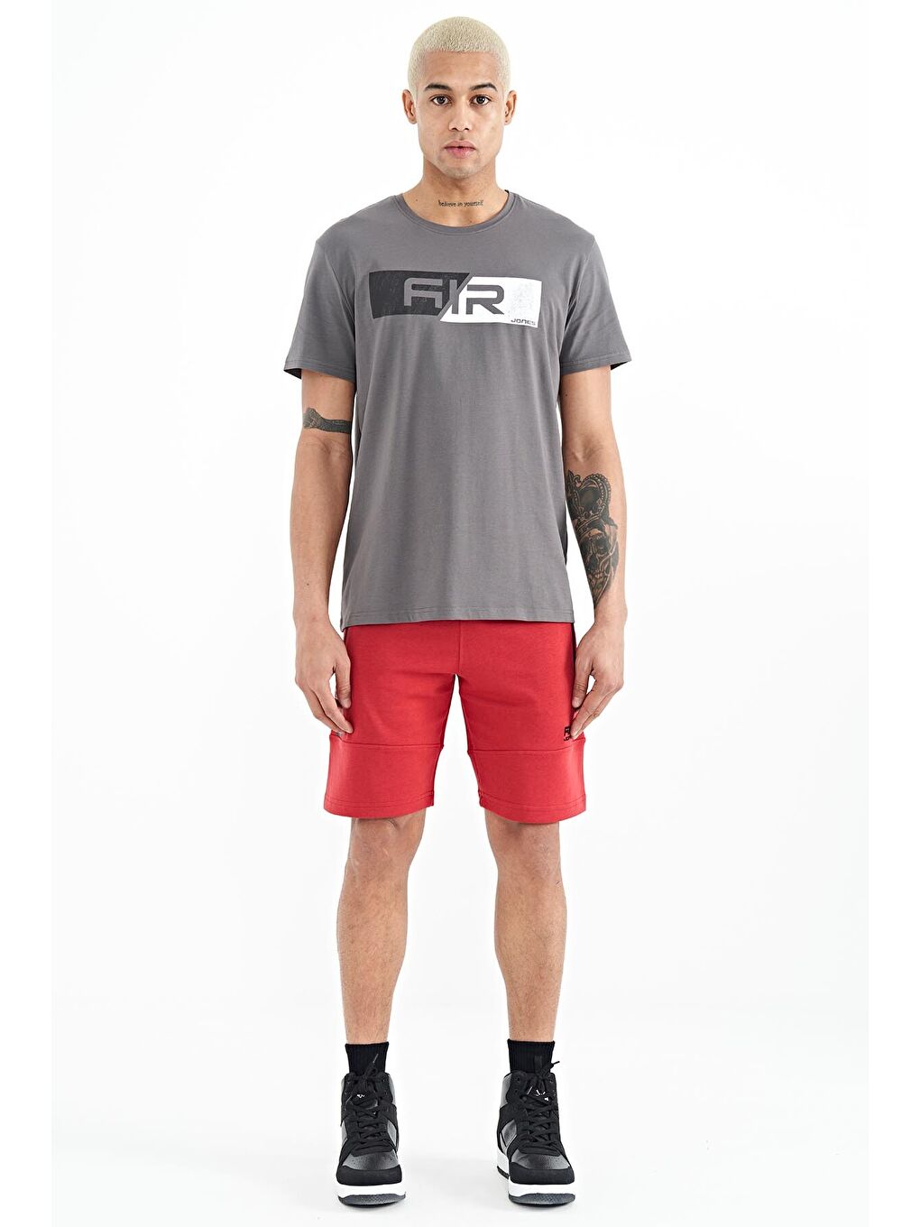 Alec Kırmızı Standart Kalıp Erkek Şort - 81243-2