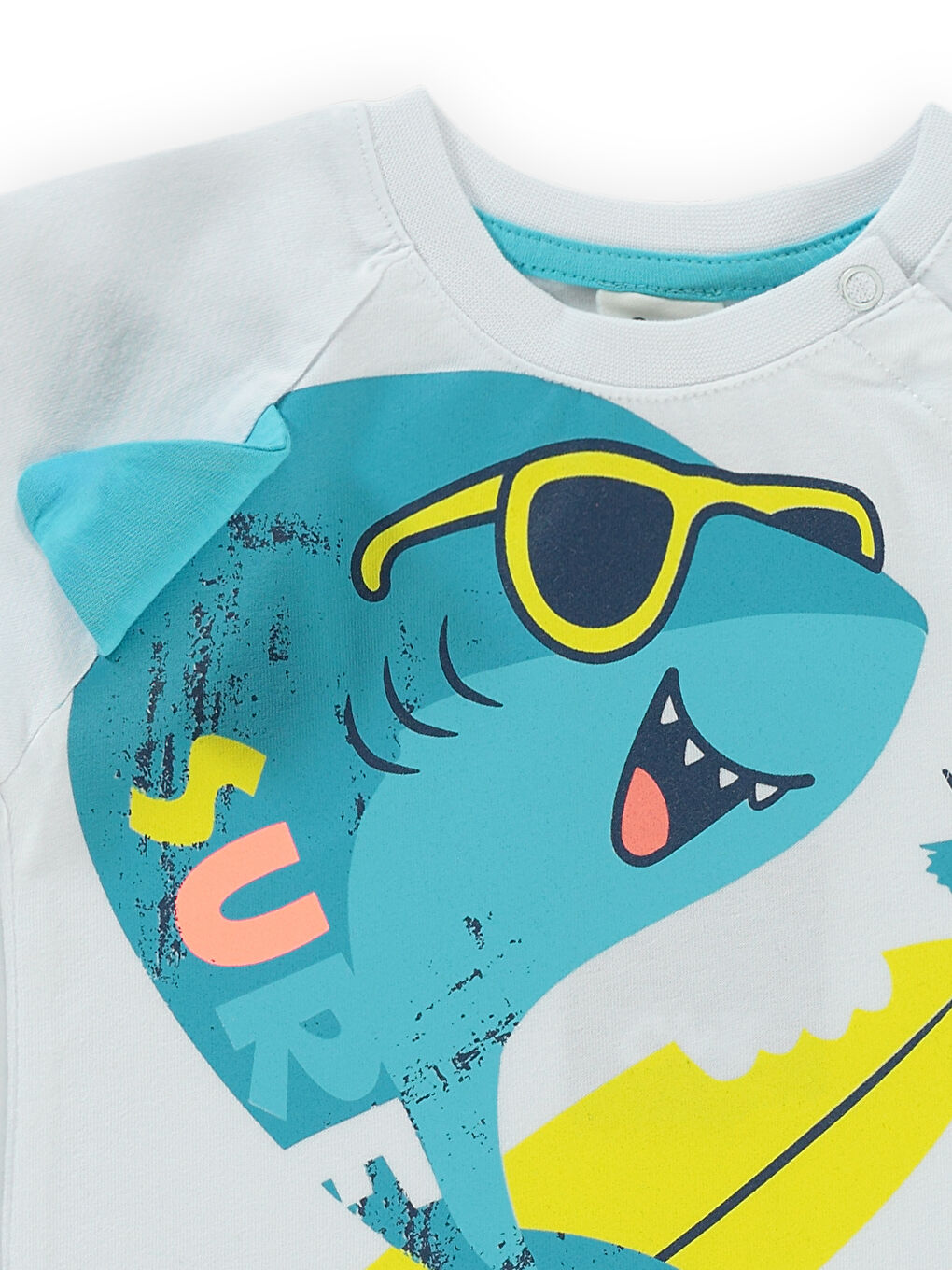 Baby Erkek Bebek Şortlu Takım 6-18 Ay Beyaz-3