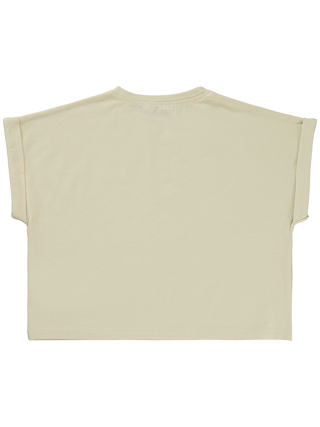 Girls Kız Çocuk Tişört 10-13 Yaş Bej-1