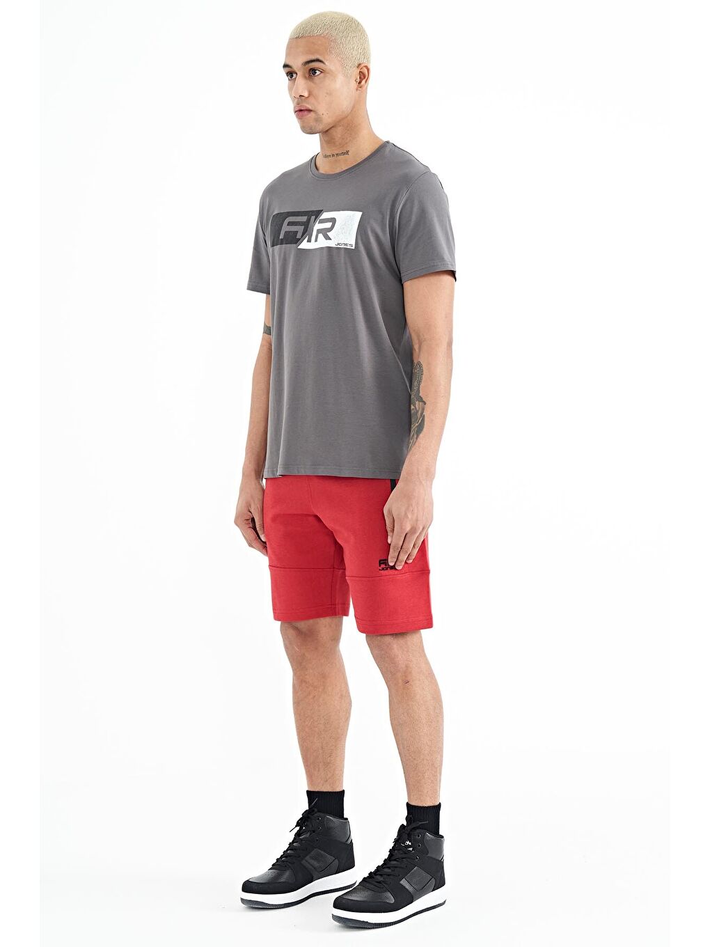 Alec Kırmızı Standart Kalıp Erkek Şort - 81243-6