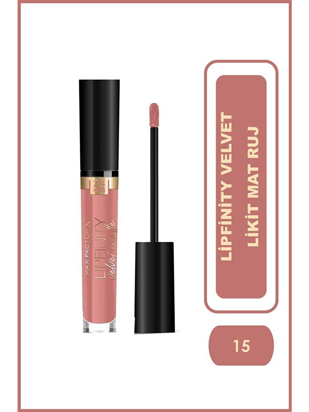 Mat Ruj - Lipfinity Velvet Matte Rg Lipstick 015 Nude Silk 3.5Ml 17Iv 8005610629612