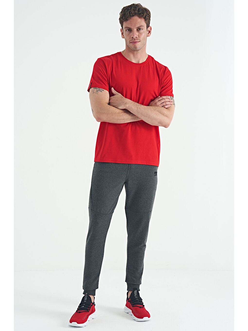 Calvin Kırmızı Basic Erkek Tişört - 88245-2