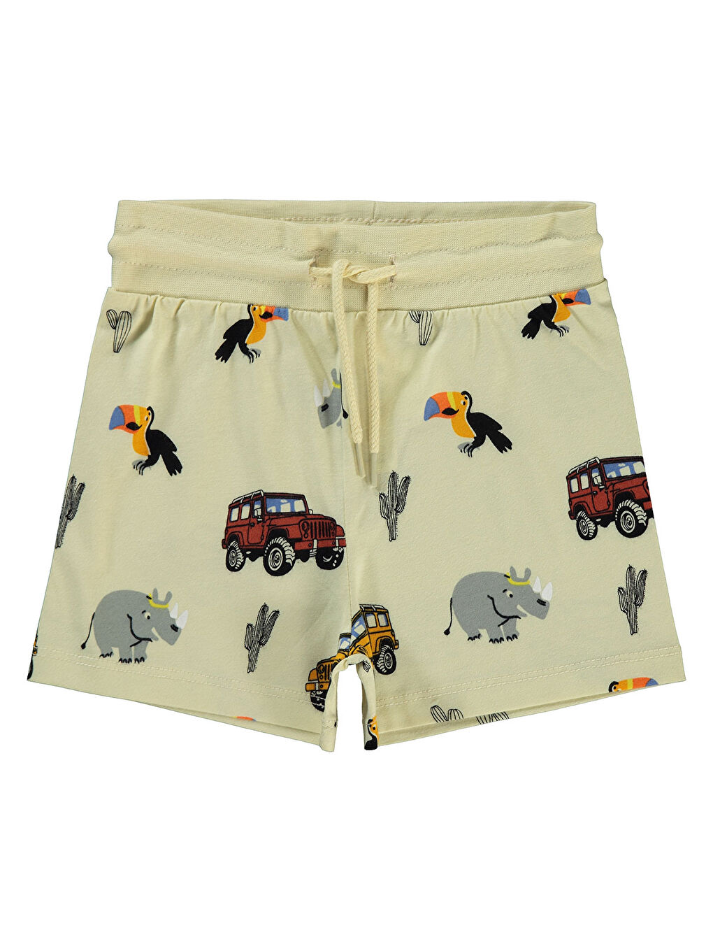 Bej Boys Erkek Çocuk Şort 2-5 Yaş Taş Rengi
