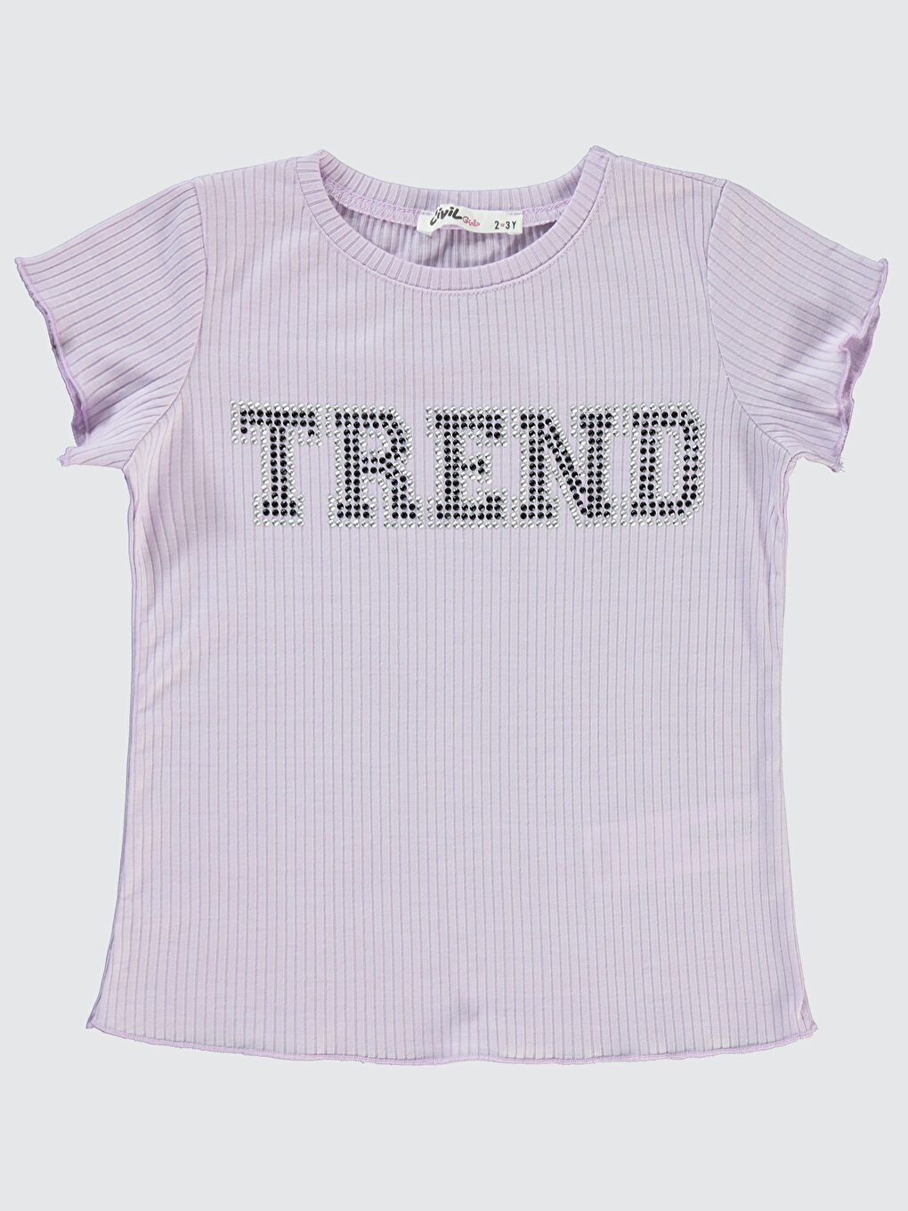 Mor Girls Kız Çocuk Tişört 2-5 Yaş Nazik Lavanta