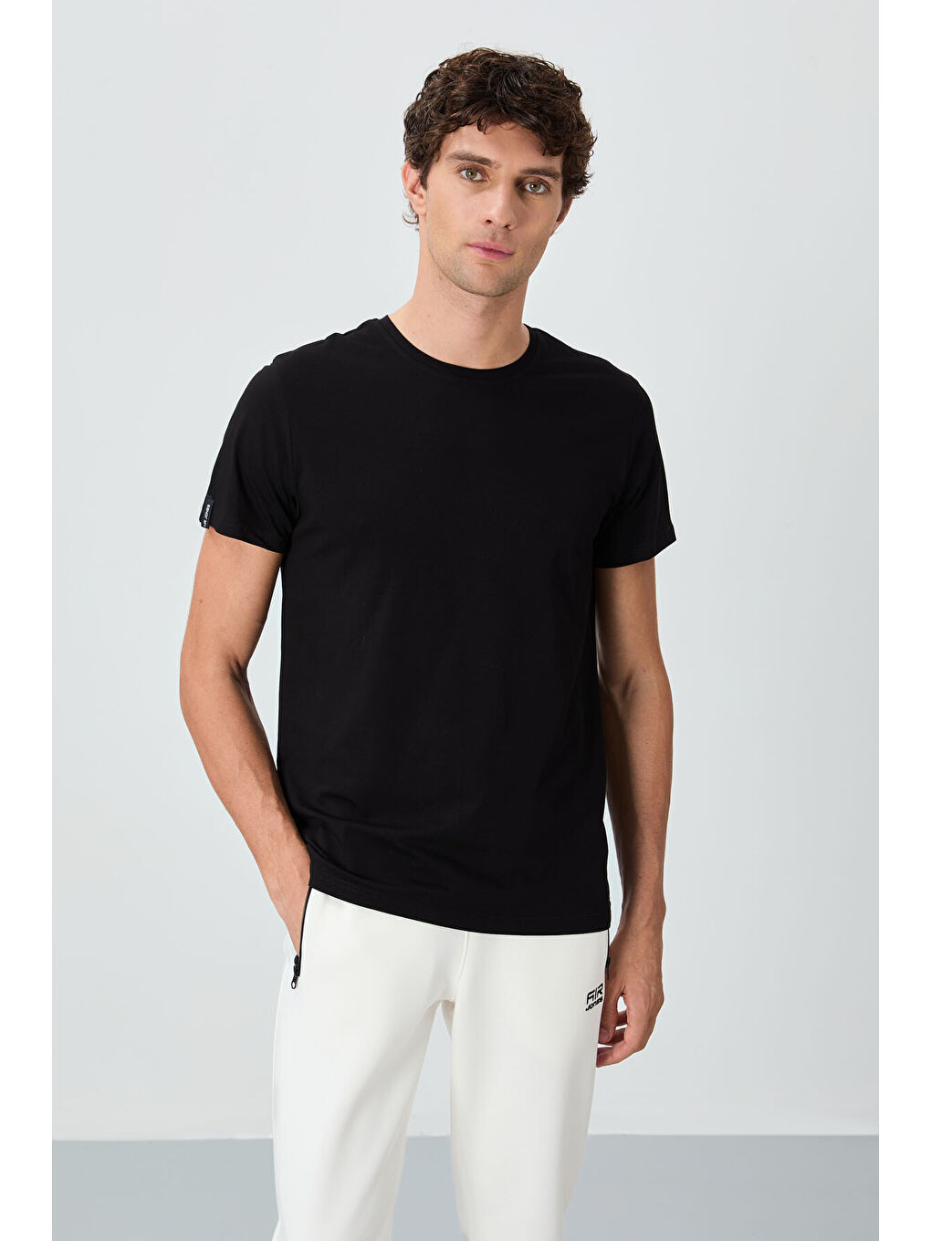 Calvin Siyah Basic Erkek Tişört - 88245