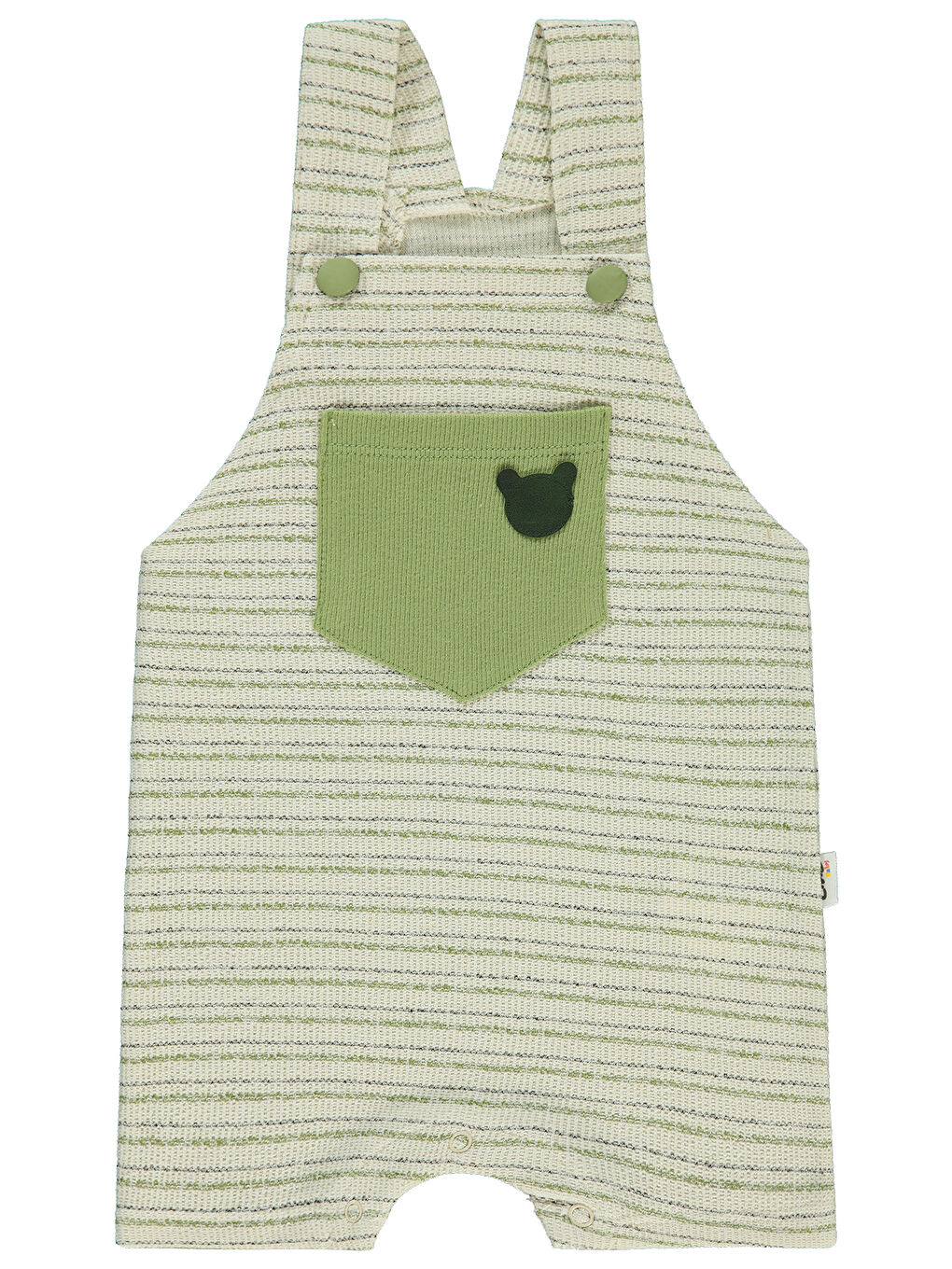 Ekru Baby Erkek Bebek Salopet 6-18 Ay Krem