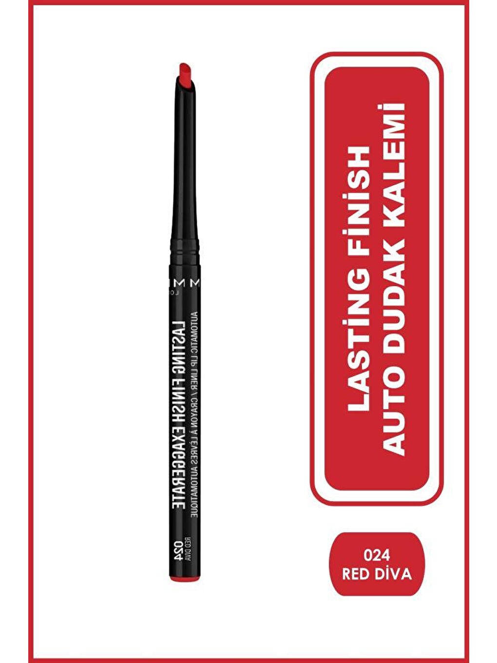 Dudak Kalemi - Lasting Finish Auto Lipliner Red Diva