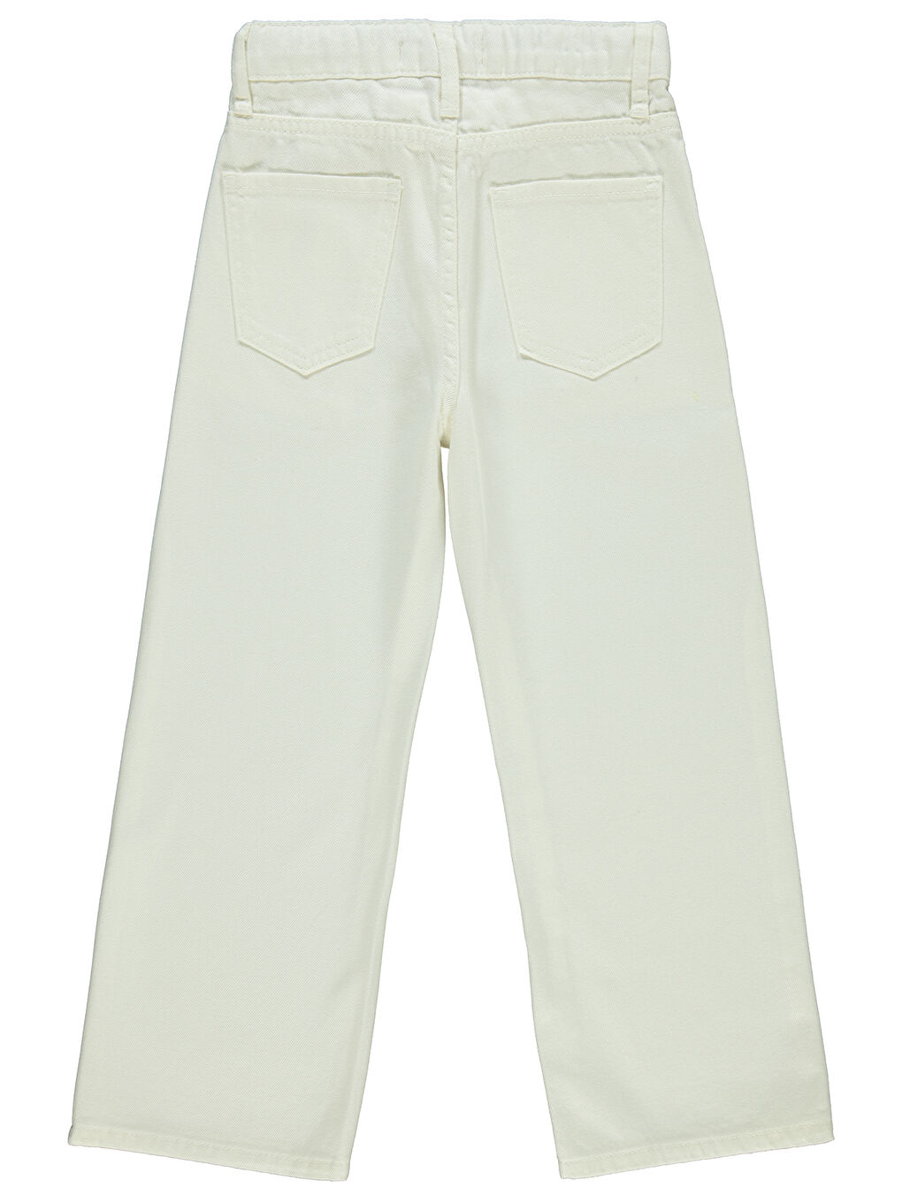 Girls Kız Çocuk Pantolon 10-13 Yaş Beyaz-1