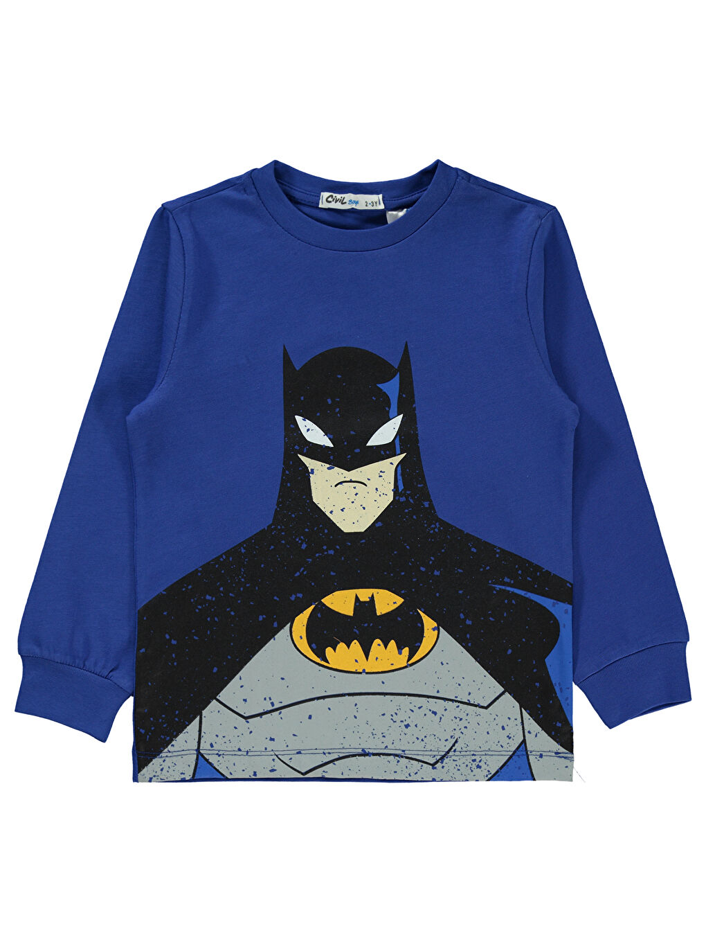 Mavi Batman Erkek Çocuk Pijama Takımı 2-5 Yaş Saks-1