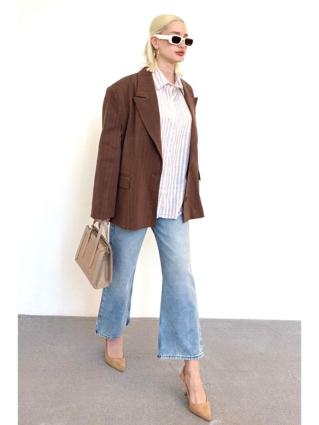 Açık Mavi Kadın Mom Jean Mg2033-9