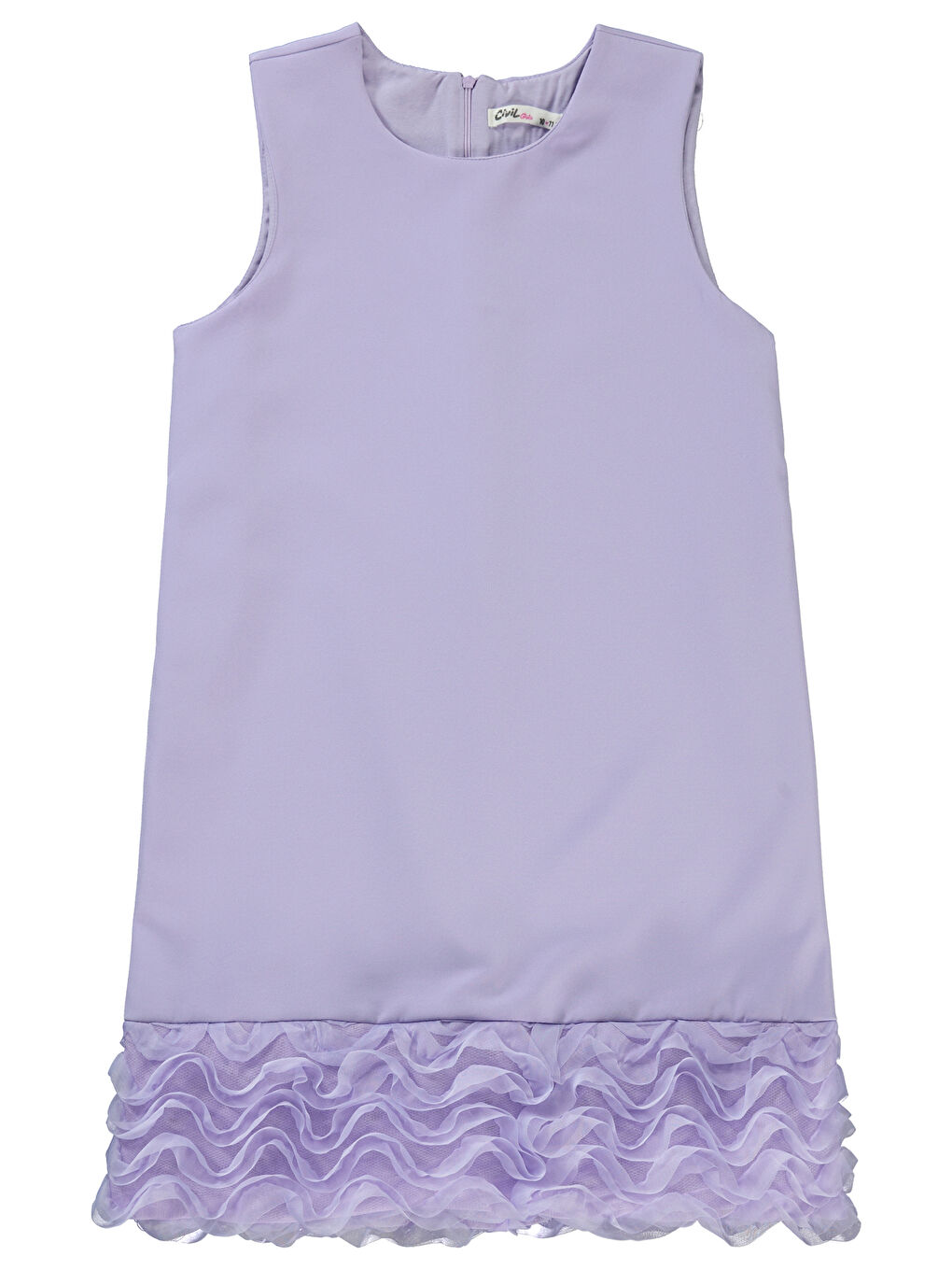 Girls Kız Çocuk Elbise 10-13 Yaş Lila-1