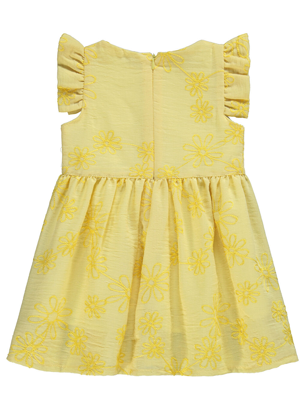 Girls Kız Çocuk Elbise 2-5 Yaş Sarı-1