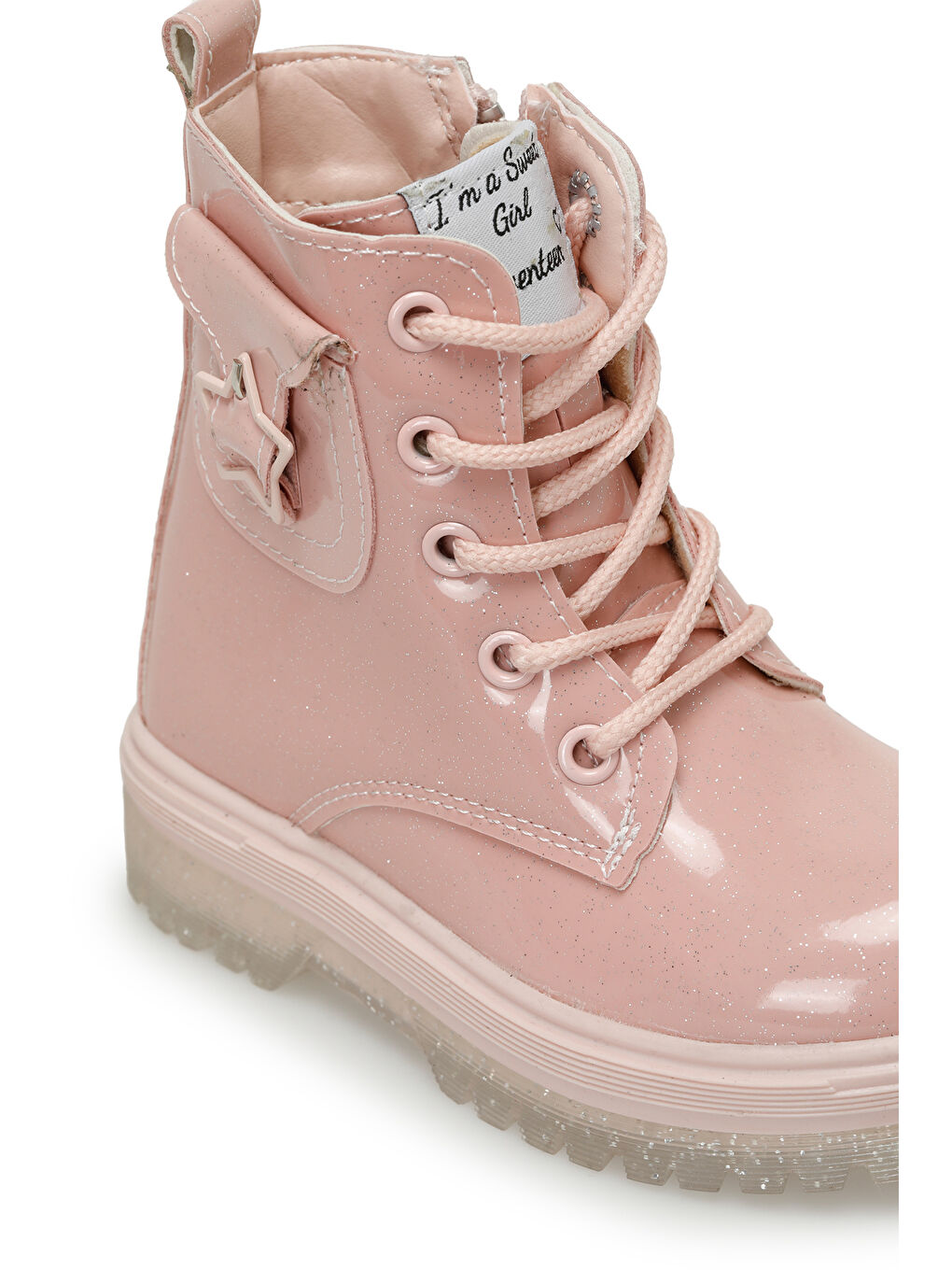 Pembe LOPAN.P 3PR Pudra Kız Çocuk Sneaker Bot-6