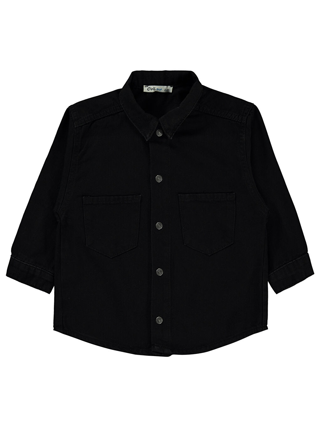 Boys Erkek Çocuk Gömlek 2-5 Yaş Siyah
