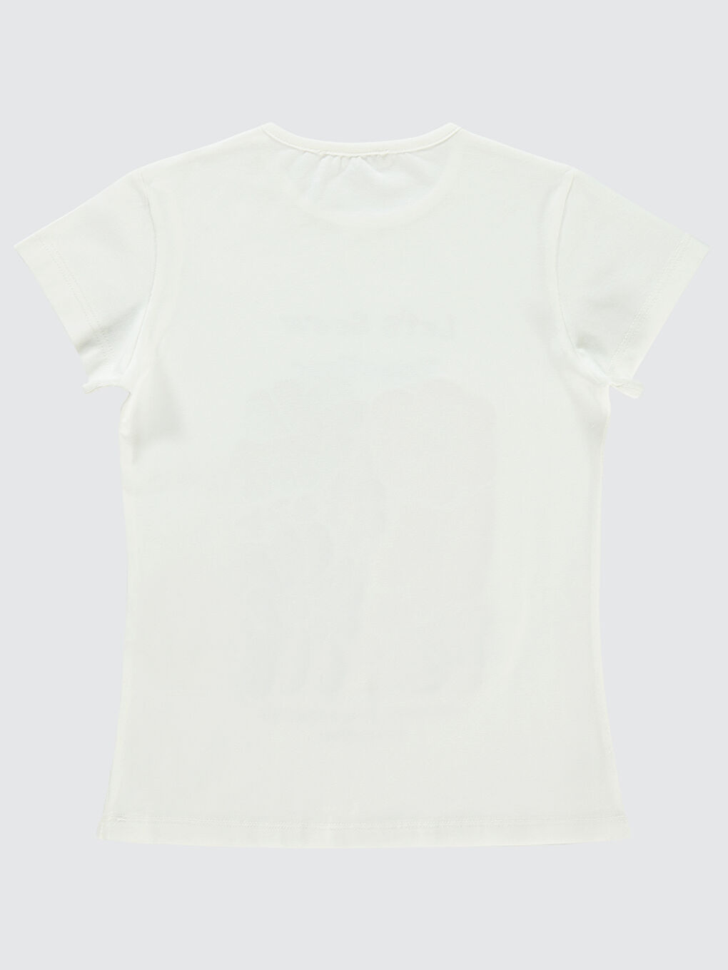 Girls Kız Çocuk Tişört 6-9 Yaş Ekru-1