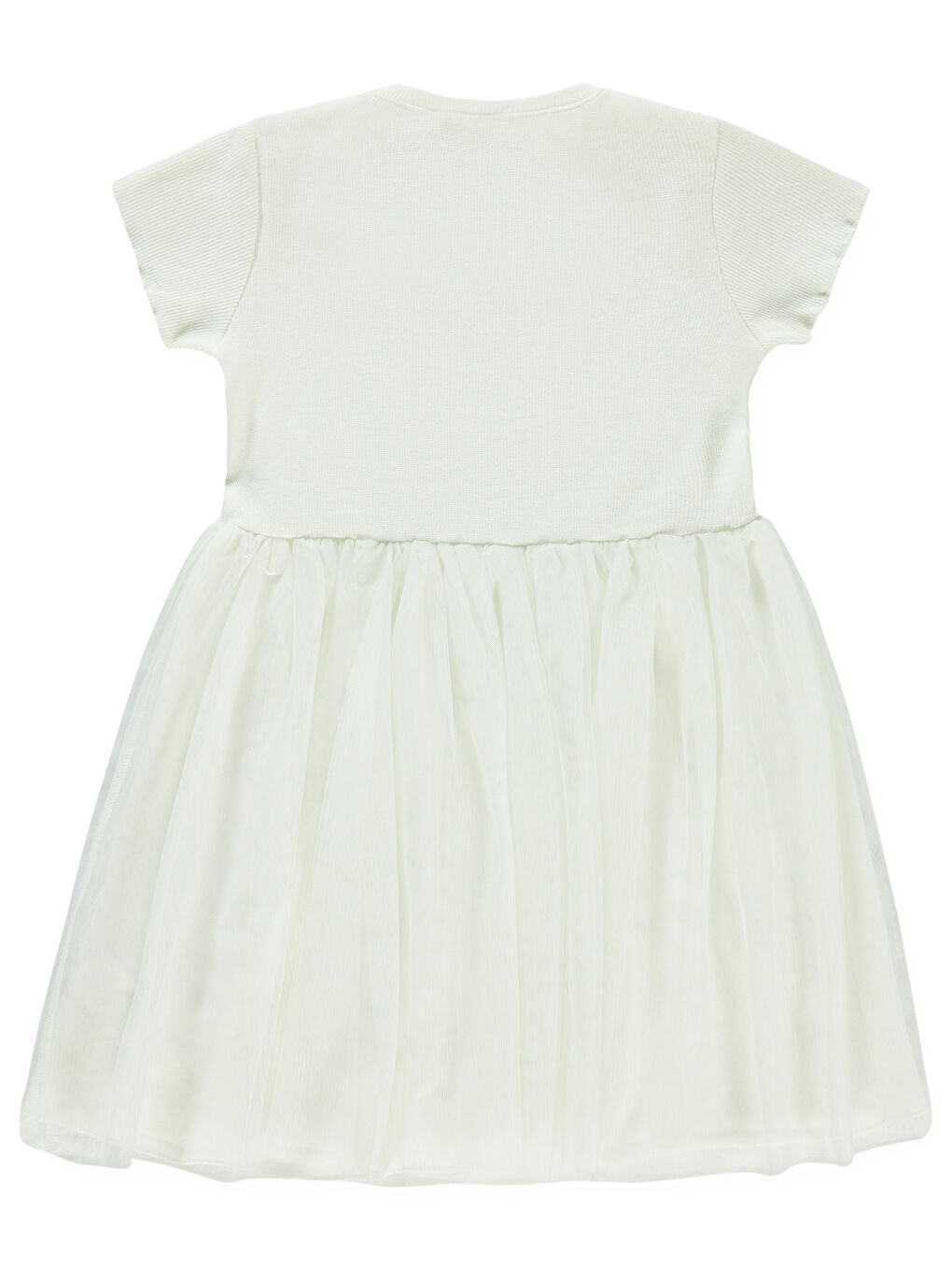 Girls Kız Çocuk Elbise 6-9 Yaş Ekru-1